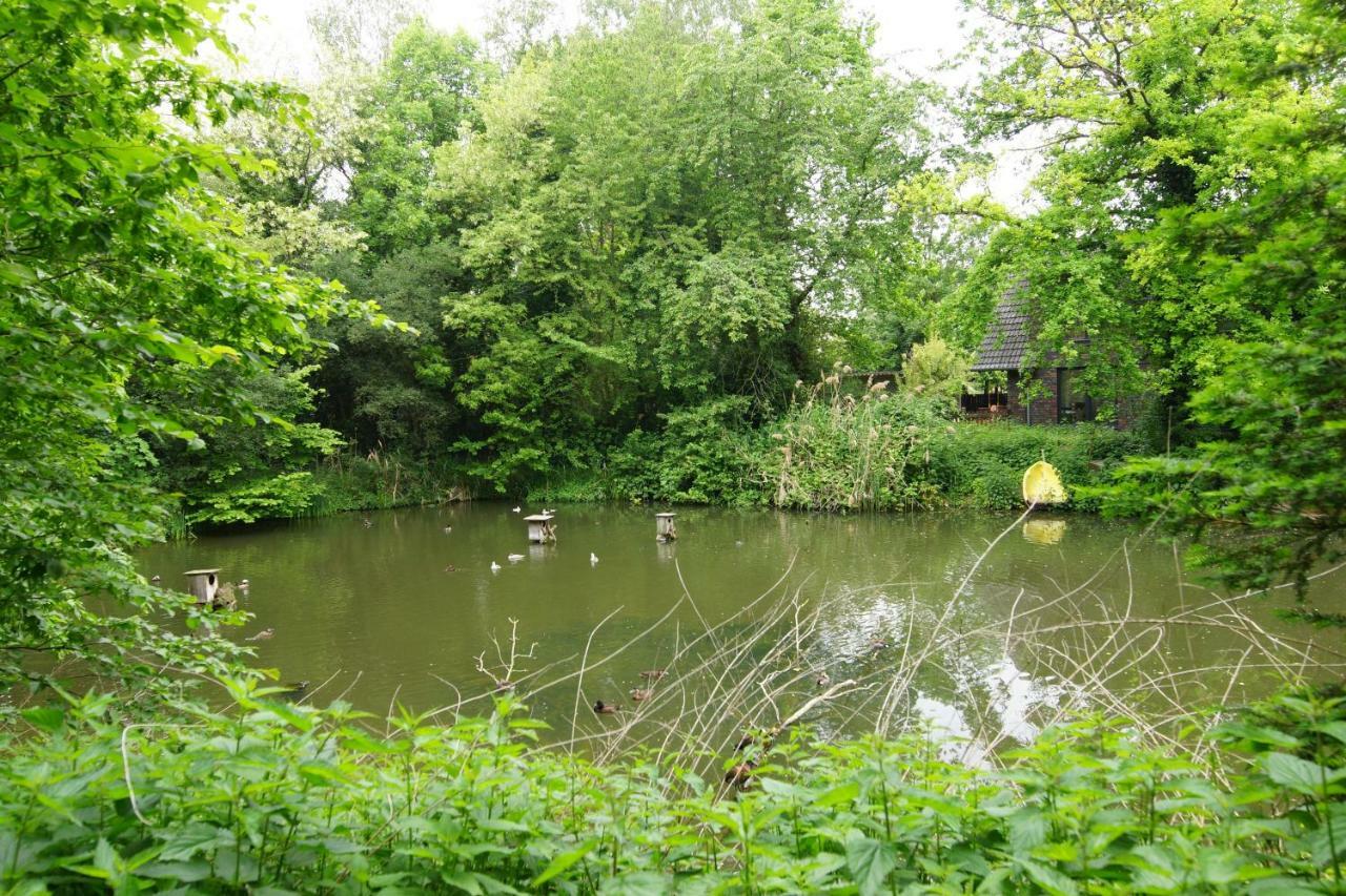 Gaestewohnung Hardinghaus Am Teich Warendorf Bagian luar foto