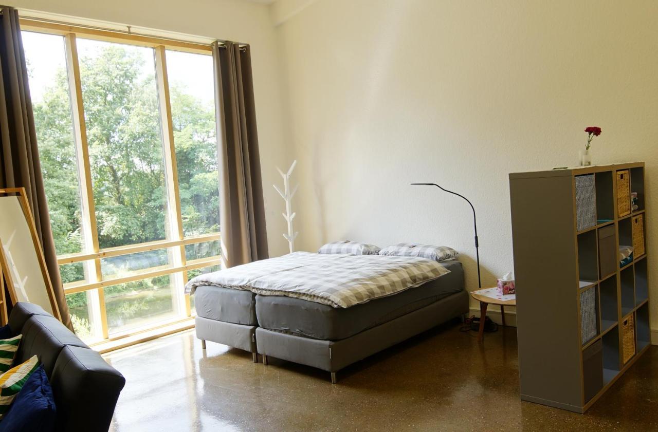 Gaestewohnung Hardinghaus Am Teich Warendorf Bagian luar foto